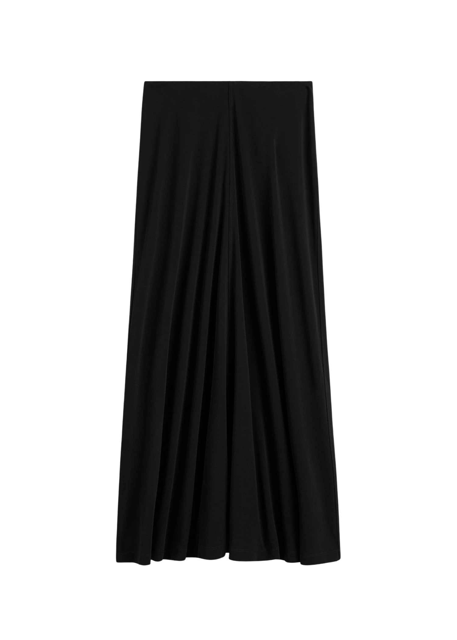 Toteme-Flared-jersey-skirt-in-Black93760_nobg Toteme Flared jersey skirt in Black