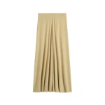 Toteme Flared jersey skirt in Chai