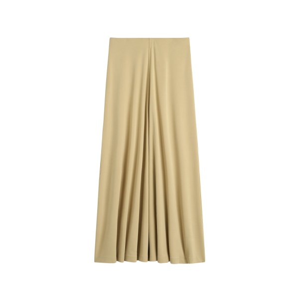 Totême Flared jersey skirt in Chai - Skirts - Scandinavian Minimalist Luxury at Luxury Shoes 