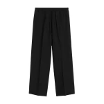 Toteme Fluid drawstring trousers in Black