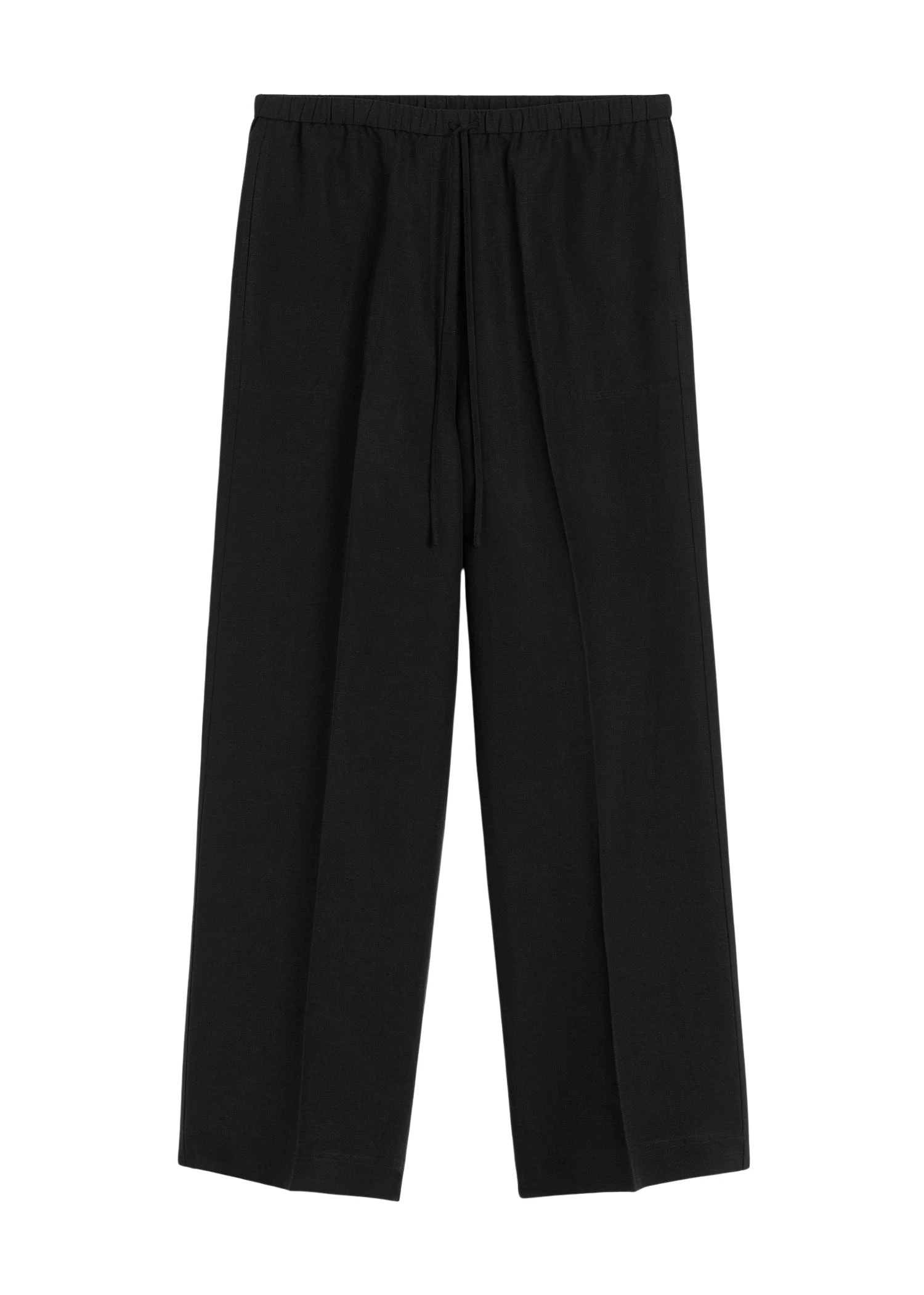Toteme-Fluid-drawstring-trousers-in-Black27768_nobg Toteme Fluid drawstring trousers in Black