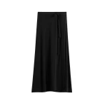 Toteme Fluid jersey skirt in Black