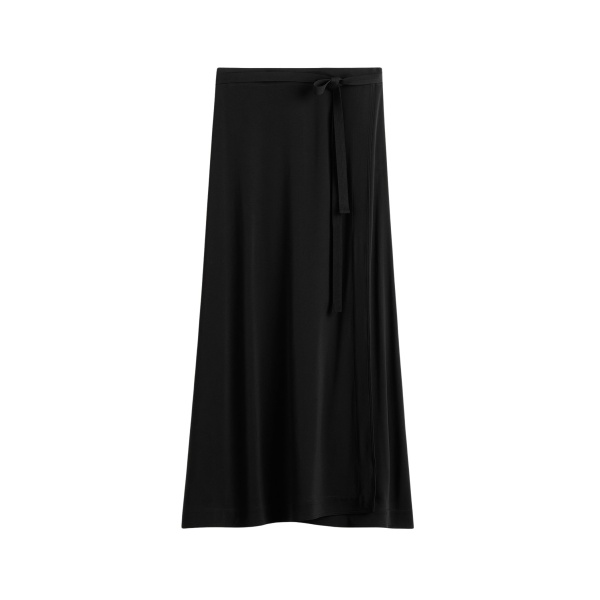 Totême Fluid jersey skirt in Black - Skirts - Scandinavian Minimalist Luxury at Luxury Shoes 