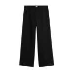 Toteme Fluid satin trousers in Black