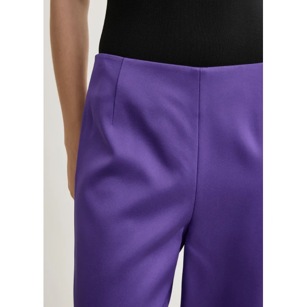 Toteme Fluid satin trousers in Violet, view 6