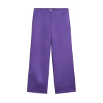 Toteme Fluid satin trousers in Violet