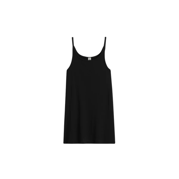 Toteme Fluid slip top in Black