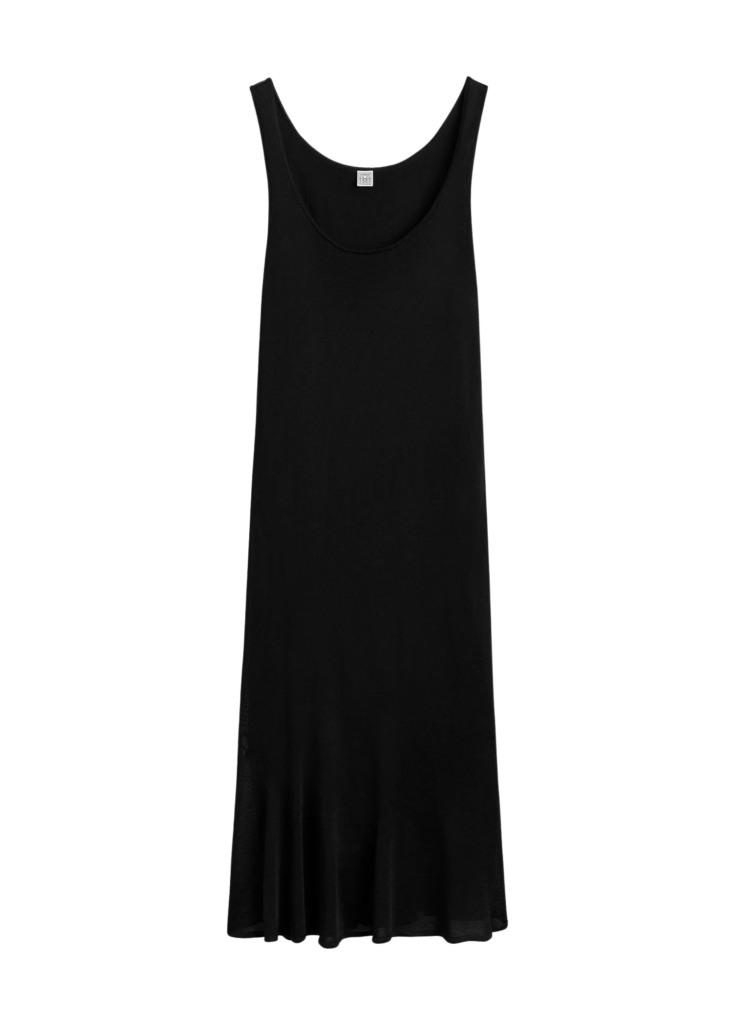 Toteme-Fluted-hem-dress-in-Black29676_nobg Toteme Fluted hem dress in Black