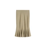 Toteme Fluted knit skirt in Desert