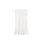 Toteme Fluted knit skirt in Optic white