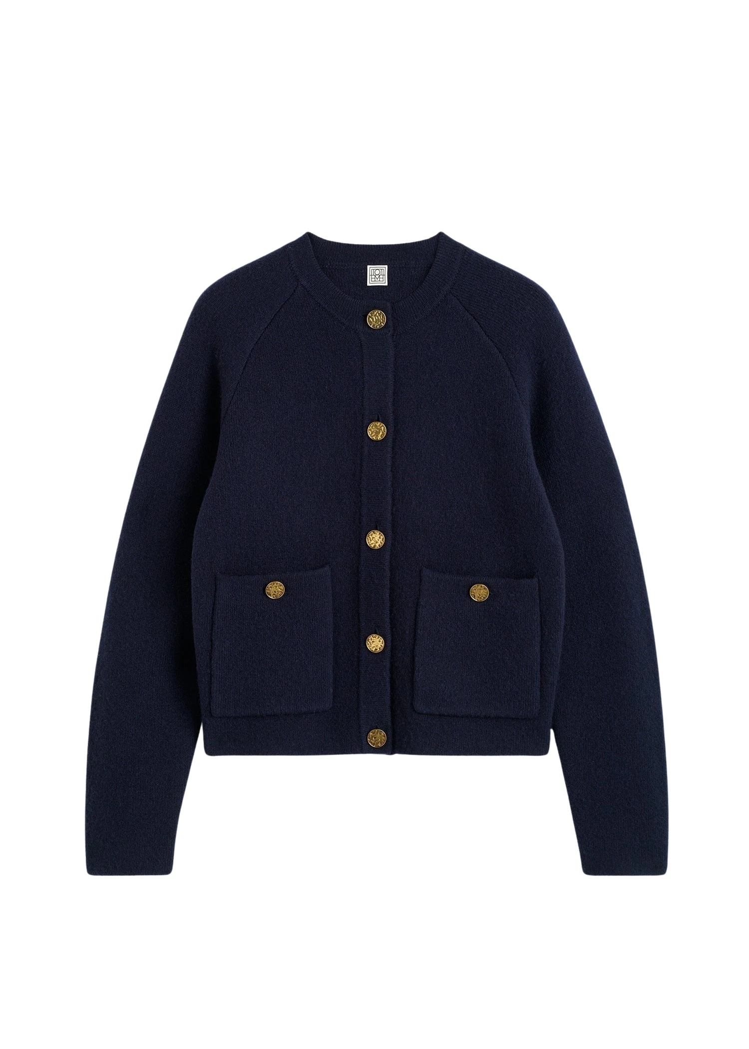 Toteme-Hammered-button-cardigan-in-Navy30909_nobg Toteme Hammered button cardigan in Navy