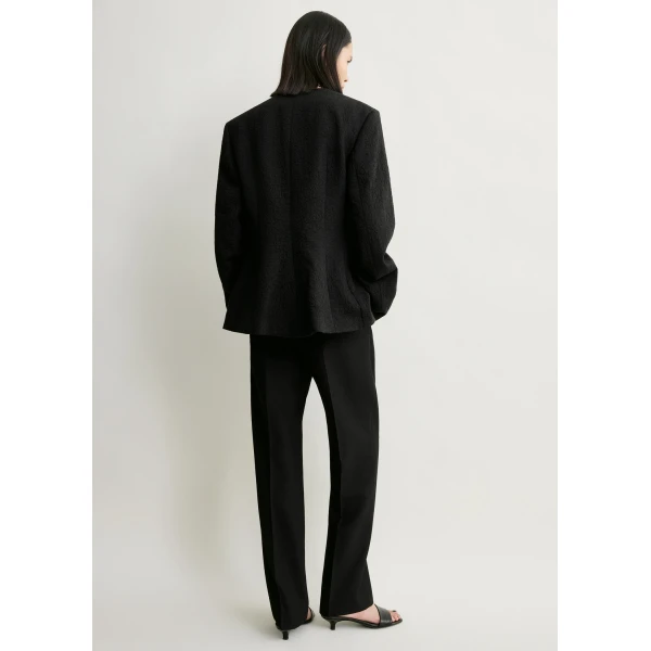 Toteme Jacquard cotton jacket in Black, view 4