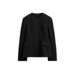 Toteme Jacquard cotton jacket in Black