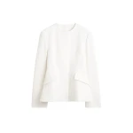 Toteme Jacquard cotton jacket in Optic white