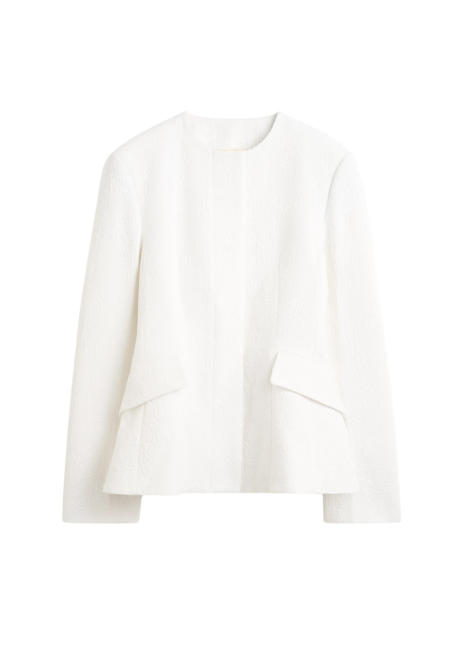 Toteme-Jacquard-cotton-jacket-in-Optic-white18023_nobg Toteme Jacquard cotton jacket in Optic white