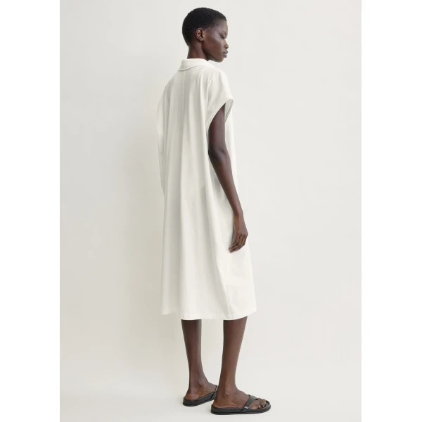 Toteme Jersey shirtdress in Off-white Dress, view 4