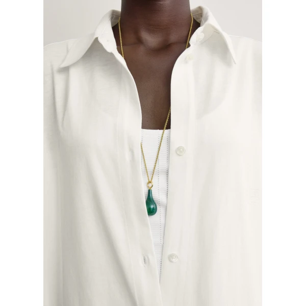 Toteme Jersey shirtdress in Off-white Dress, view 6