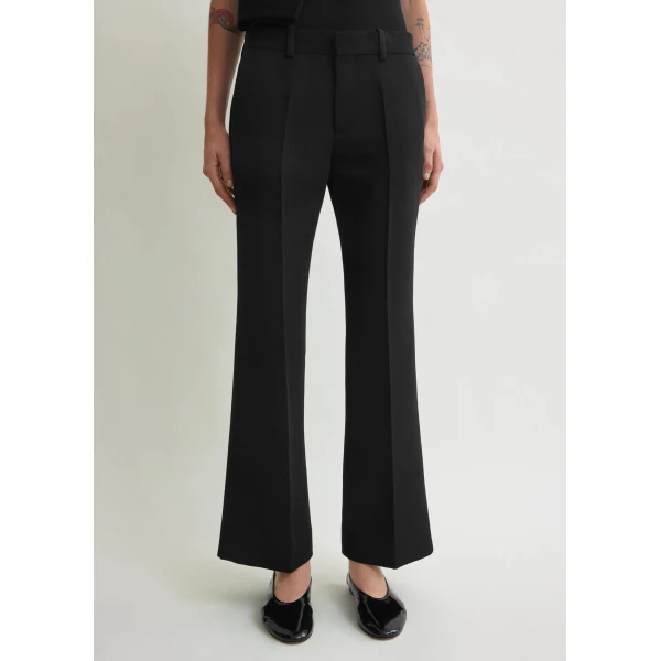 Toteme Kick flare trousers in Black, view 5