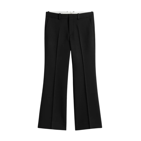 Toteme Kick flare trousers in Black