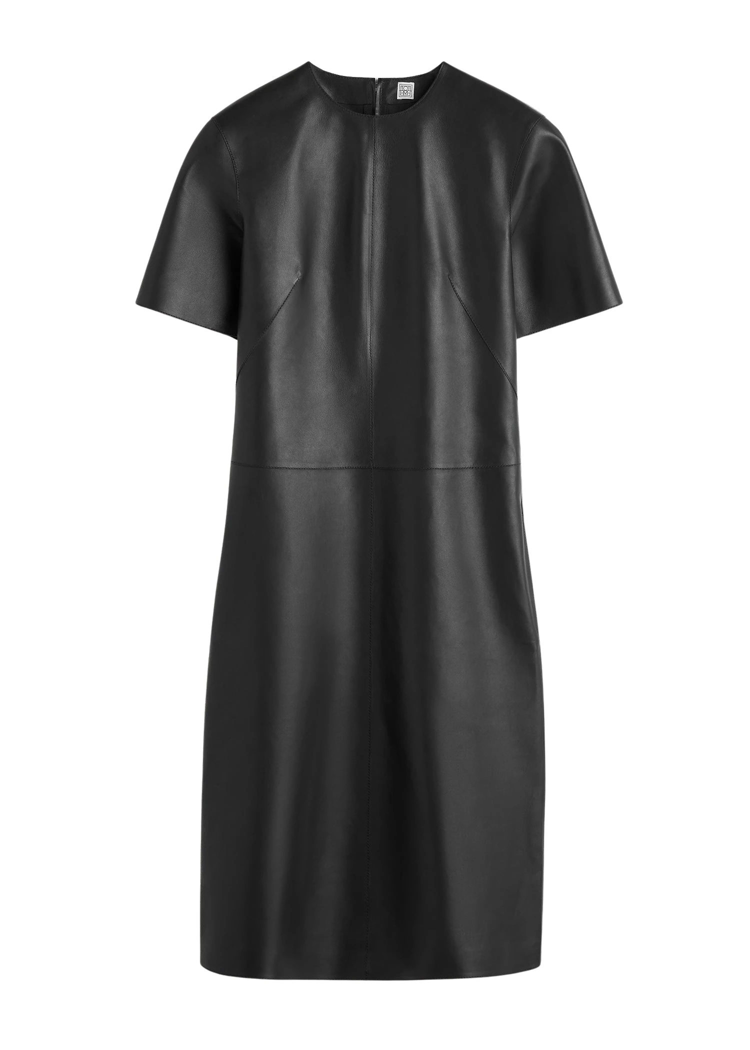 Toteme-Leather-tee-dress-in-Black68784_nobg Toteme Leather tee dress in Black