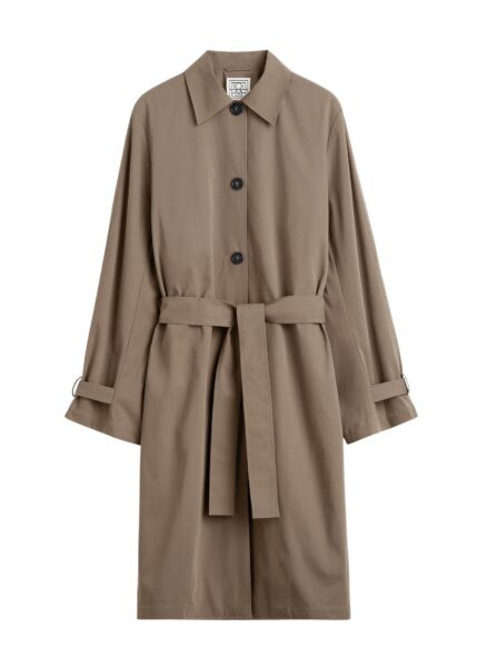 Totême Light spring trench in Hazel - Coats - Scandinavian Minimalist Luxury at Luxury Shoes 