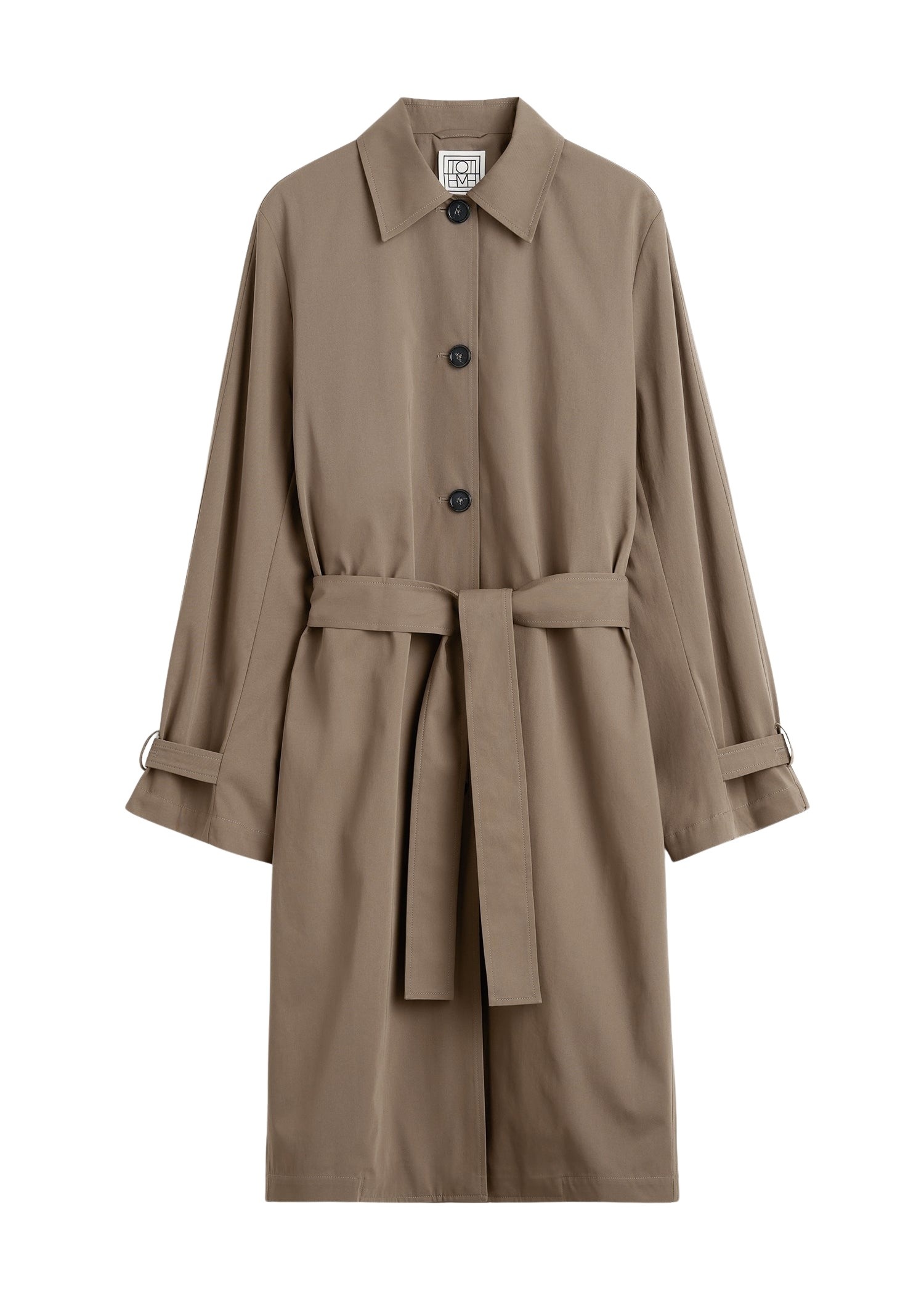 Totême Light spring trench in Hazel - Coats - Scandinavian Minimalist Luxury at Luxury Shoes 