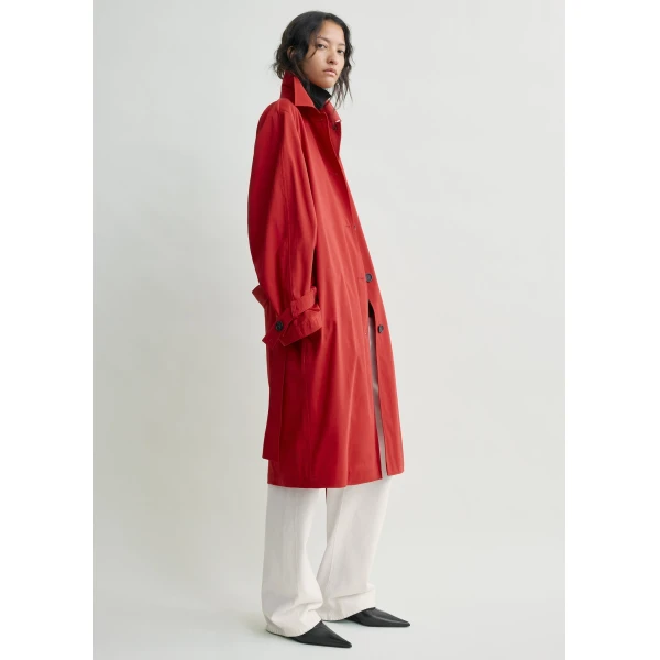 Toteme Light spring trench in Poppy Coat, view 3
