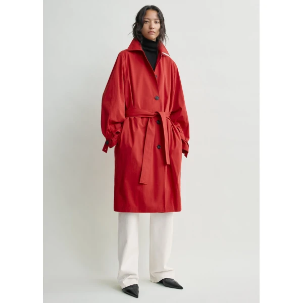 Toteme Light spring trench in Poppy Coat, view 6