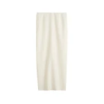 Toteme Light wool skirt in Ecru