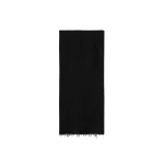 Toteme Long fringed jersey skirt in Black