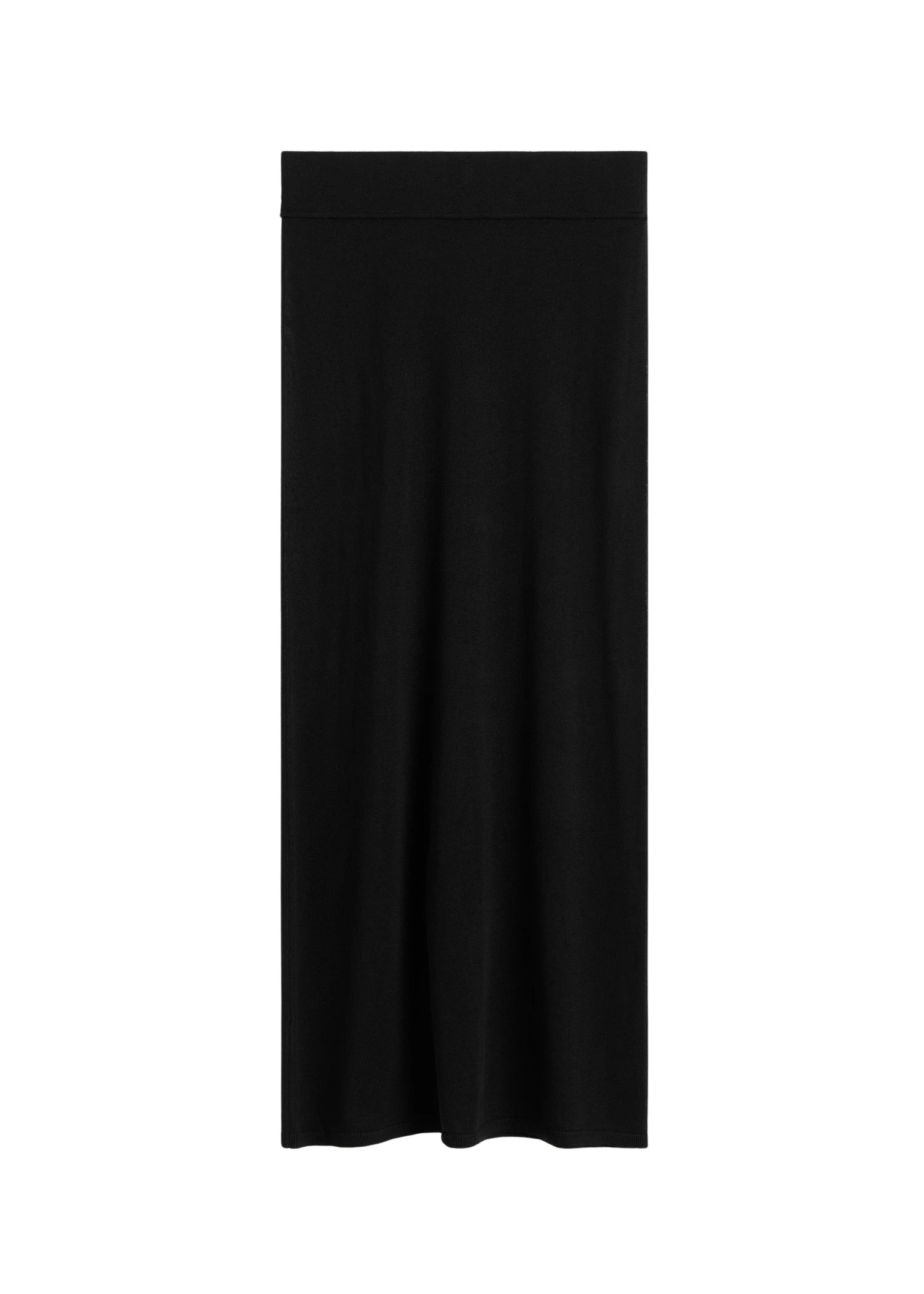 Toteme-Long-knit-skirt-in-Black39174_nobg Toteme Long knit skirt in Black