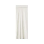 Toteme Long knit skirt in White