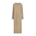 Toteme-Long-satin-dress-in-Latte89539_nobg Toteme Long satin dress in Latte
