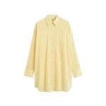 Toteme Long summer shirt in Buttercup