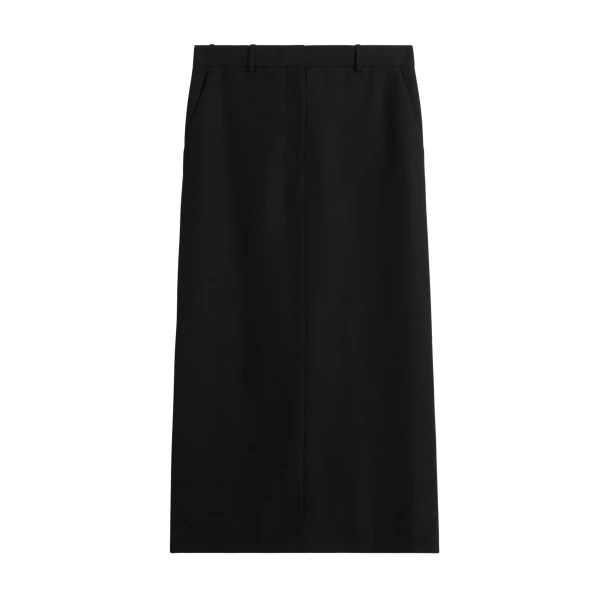 Toteme Low-waist straight skirt in Black