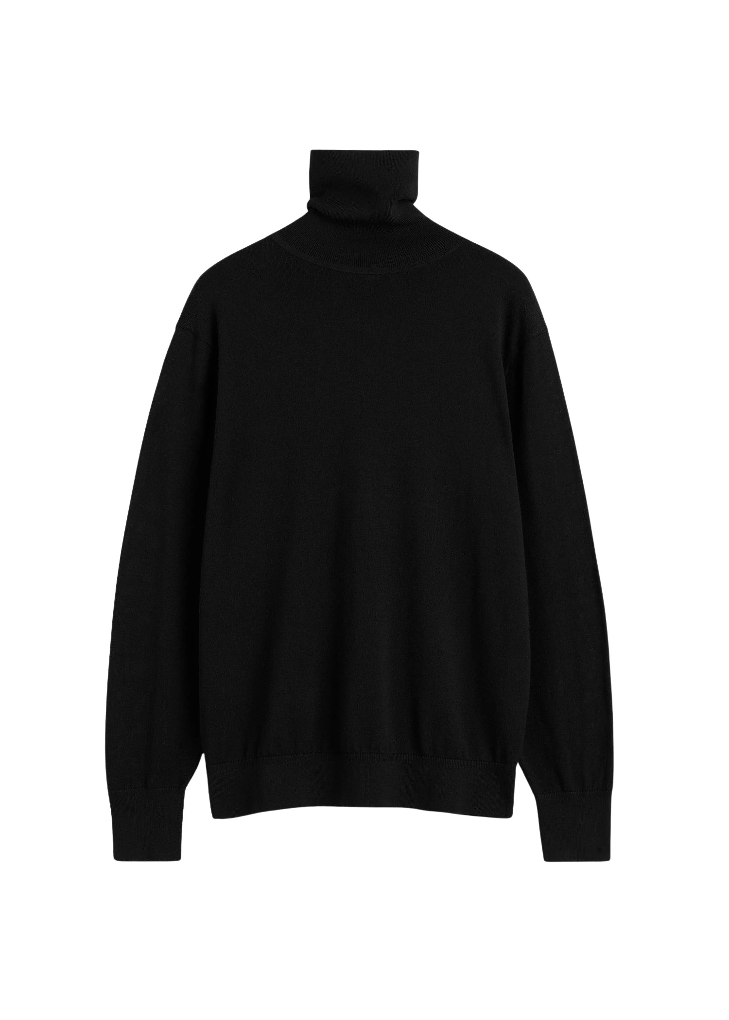 Toteme-Merino-turtleneck-in-Black80632_nobg Toteme Merino turtleneck in Black Knit