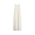 Toteme Mohair knit tank dress in Off-white