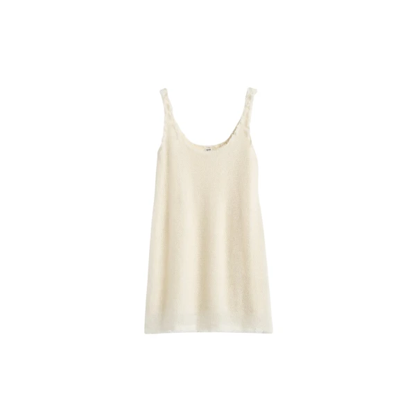 Toteme Mohair knit tank in Off-white