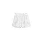 Toteme Monogram cotton pj shorts in White / Black