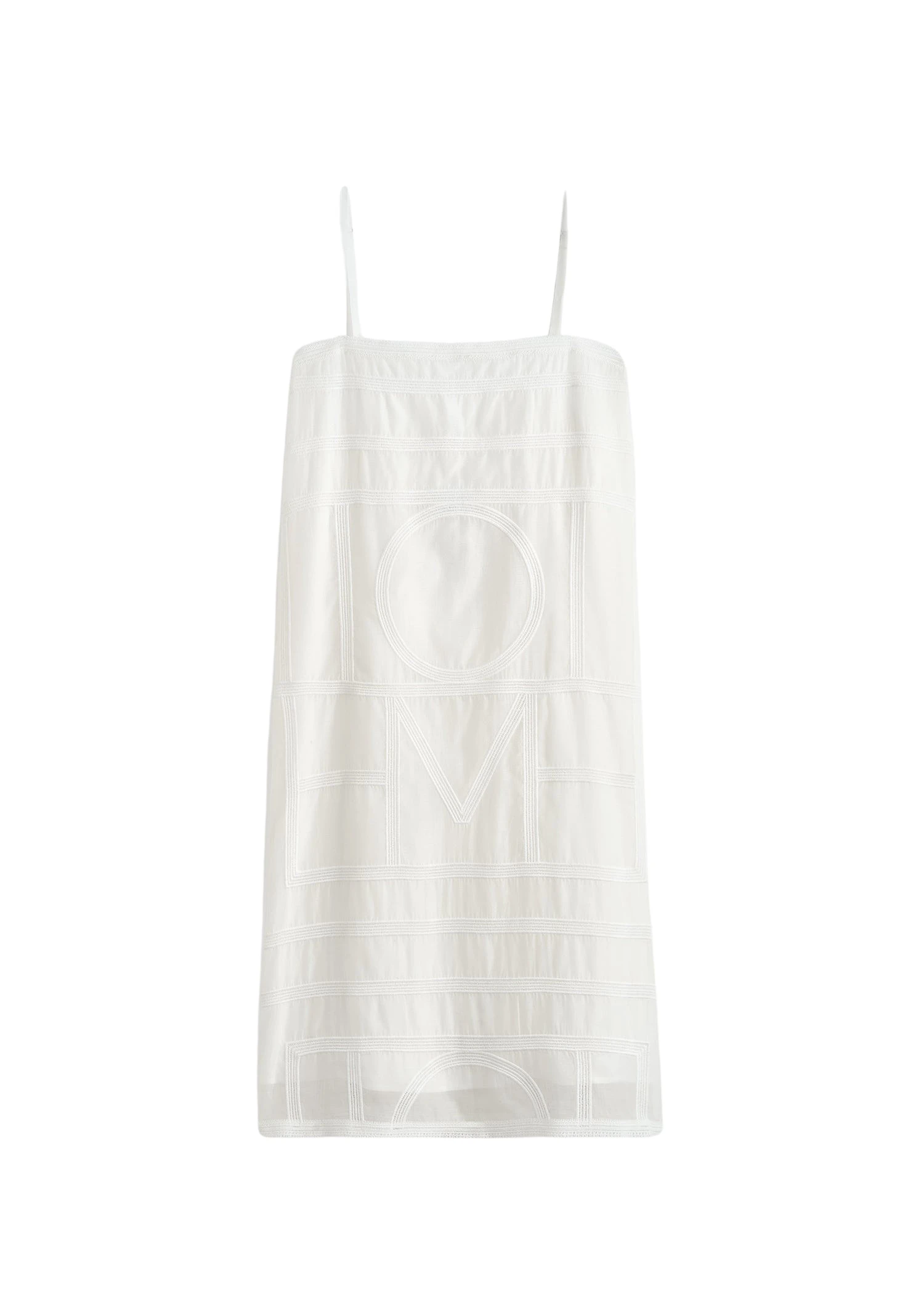 Toteme-Monogram-cotton-voile-dress-in-White44567_nobg Toteme Monogram cotton voile dress in White