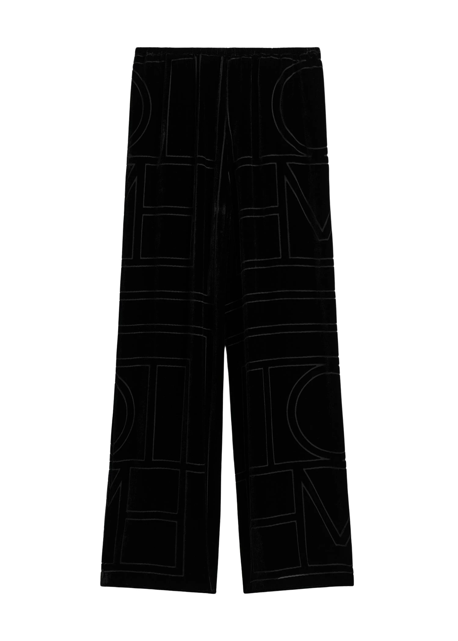 Toteme-Monogram-devore-pj-bottoms-in-Black85951_nobg Toteme Monogram devoré pj bottoms in Black