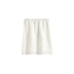 Toteme Monogram mini skirt in White