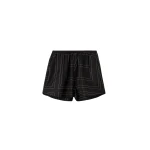Toteme Monogram silk pj shorts black in Black monogram