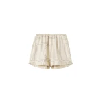 Toteme Monogram silk pj shorts ivory in Ivory monogram