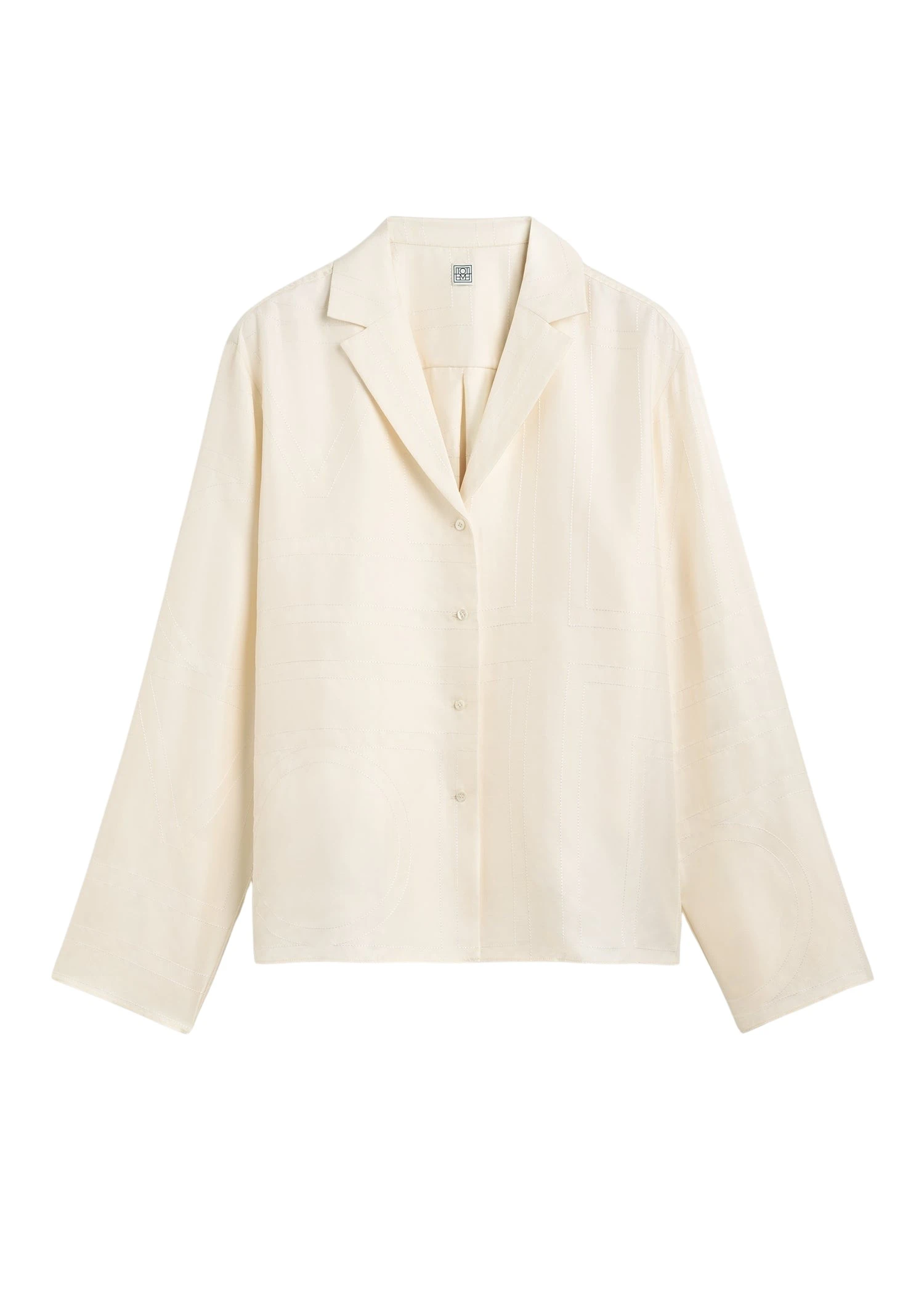 Toteme-Monogram-silk-pj-top-in-Cream48561_nobg Toteme Monogram silk pj top in Cream
