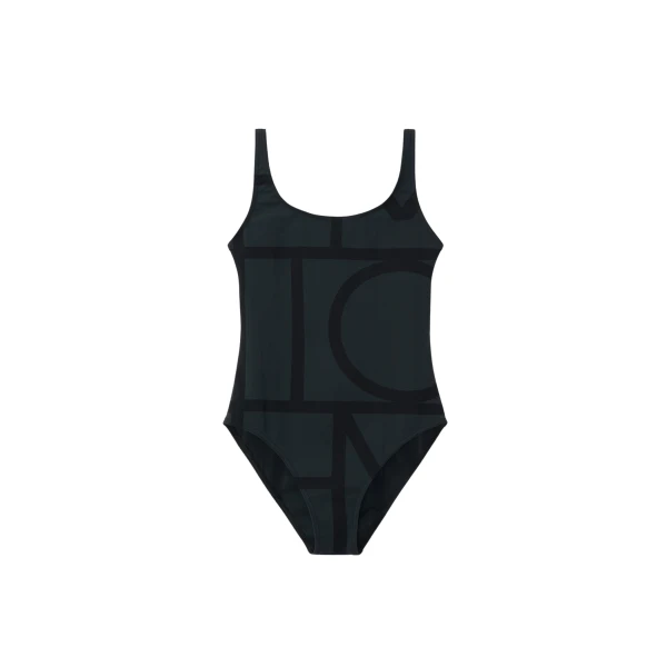 Monogram swimsuit black in Black