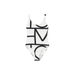 Toteme Monogram swimsuit in Tofu
