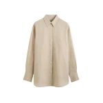 Toteme Oversized summer shirt in Natural