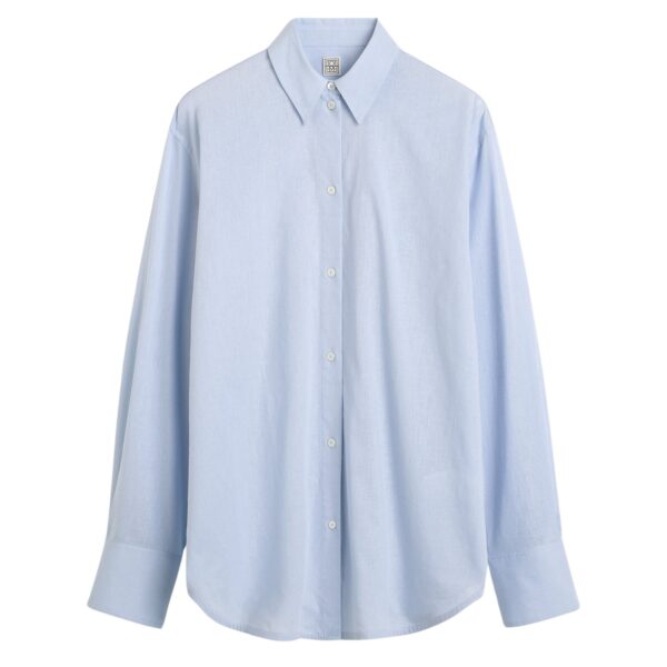 Toteme Oversized summer shirt in Sky