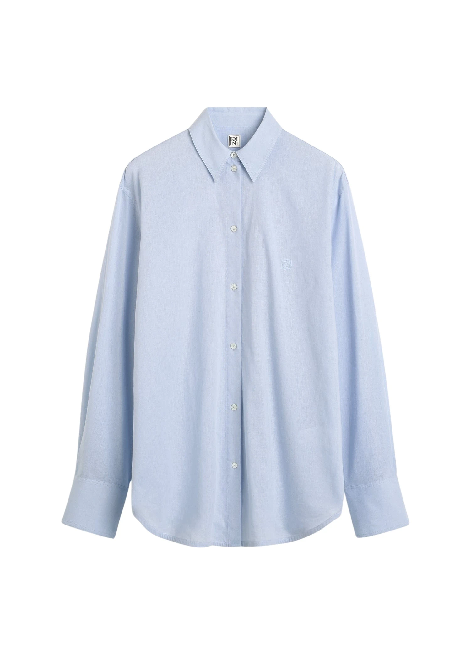 Toteme Oversized summer shirt in Sky